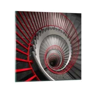 Schilderen op glas - Architectuur plezier - 30x30 cm