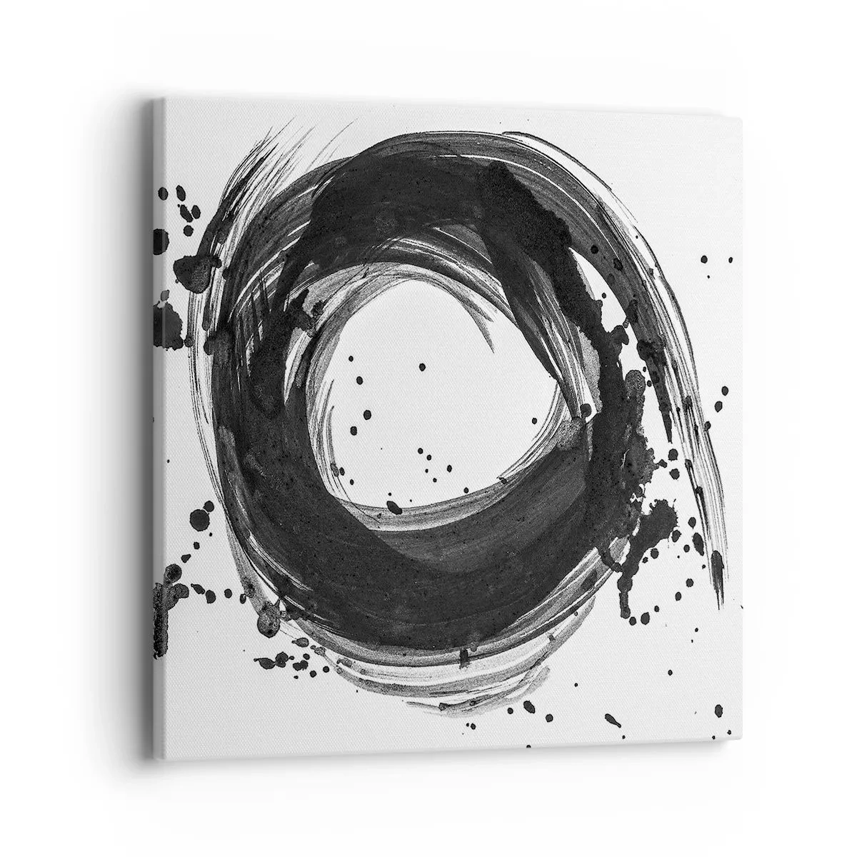 Schilderen op canvas - De draaikolk van de schepping - 40x40 cm