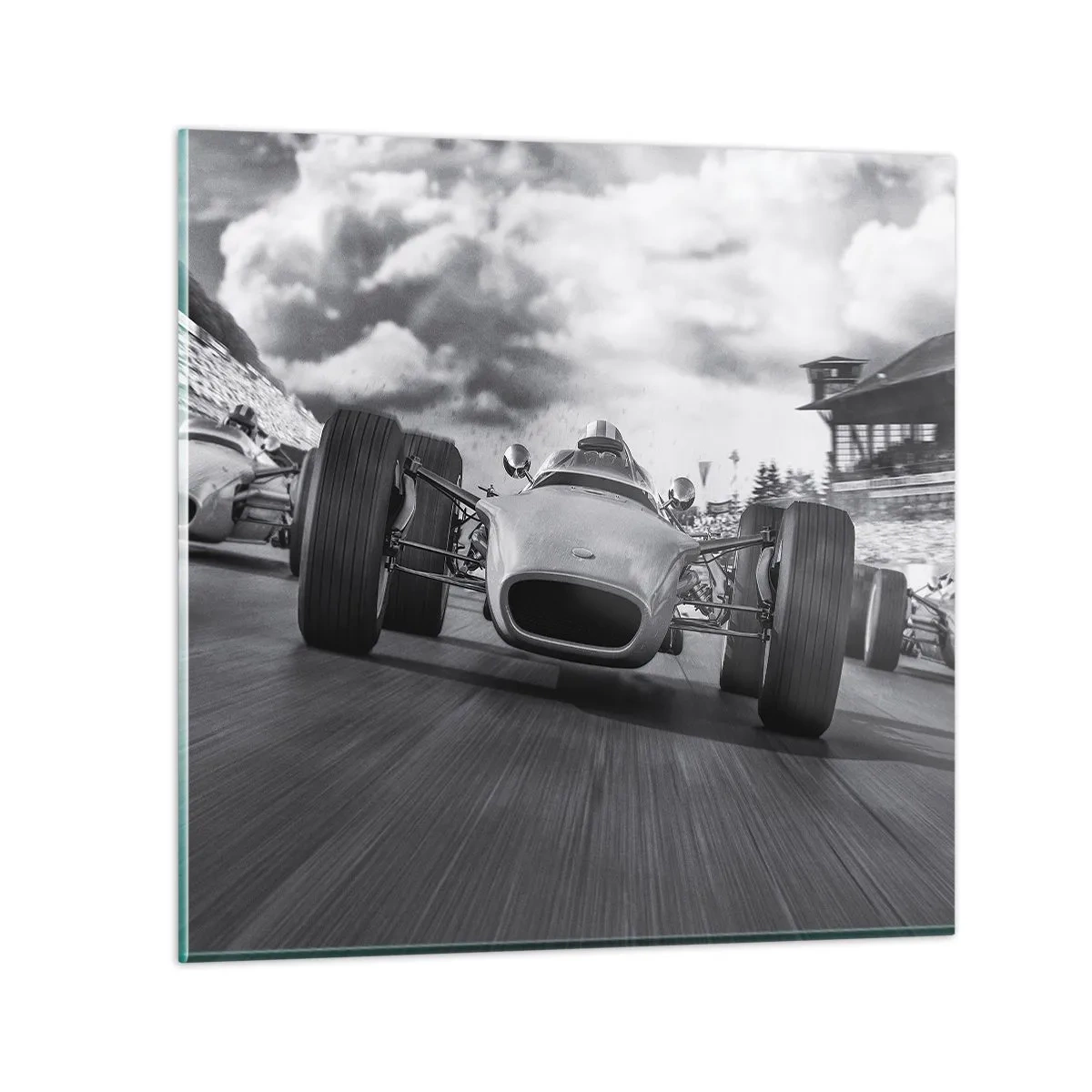 Schilderen op glas - Er is kracht! - 50x50 cm