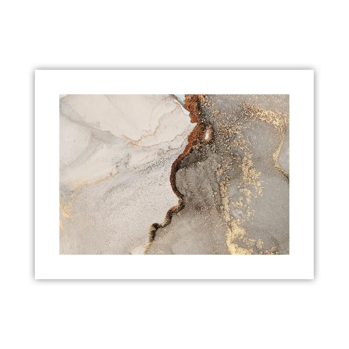 Poster - Op de grens van kleuren - 40x30 cm