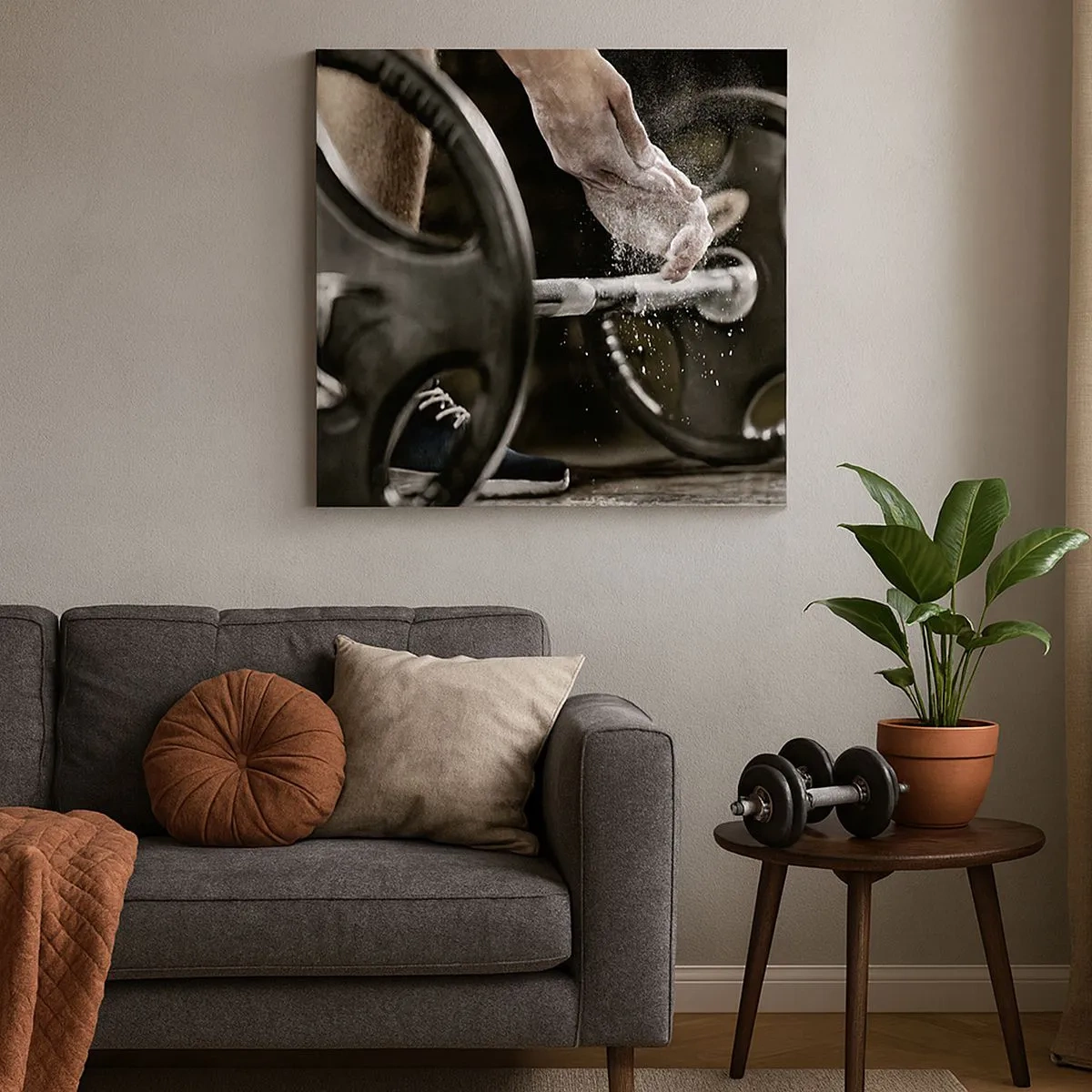 Schilderen op canvas - Uitdaging aanvaard! - 30x30 cm