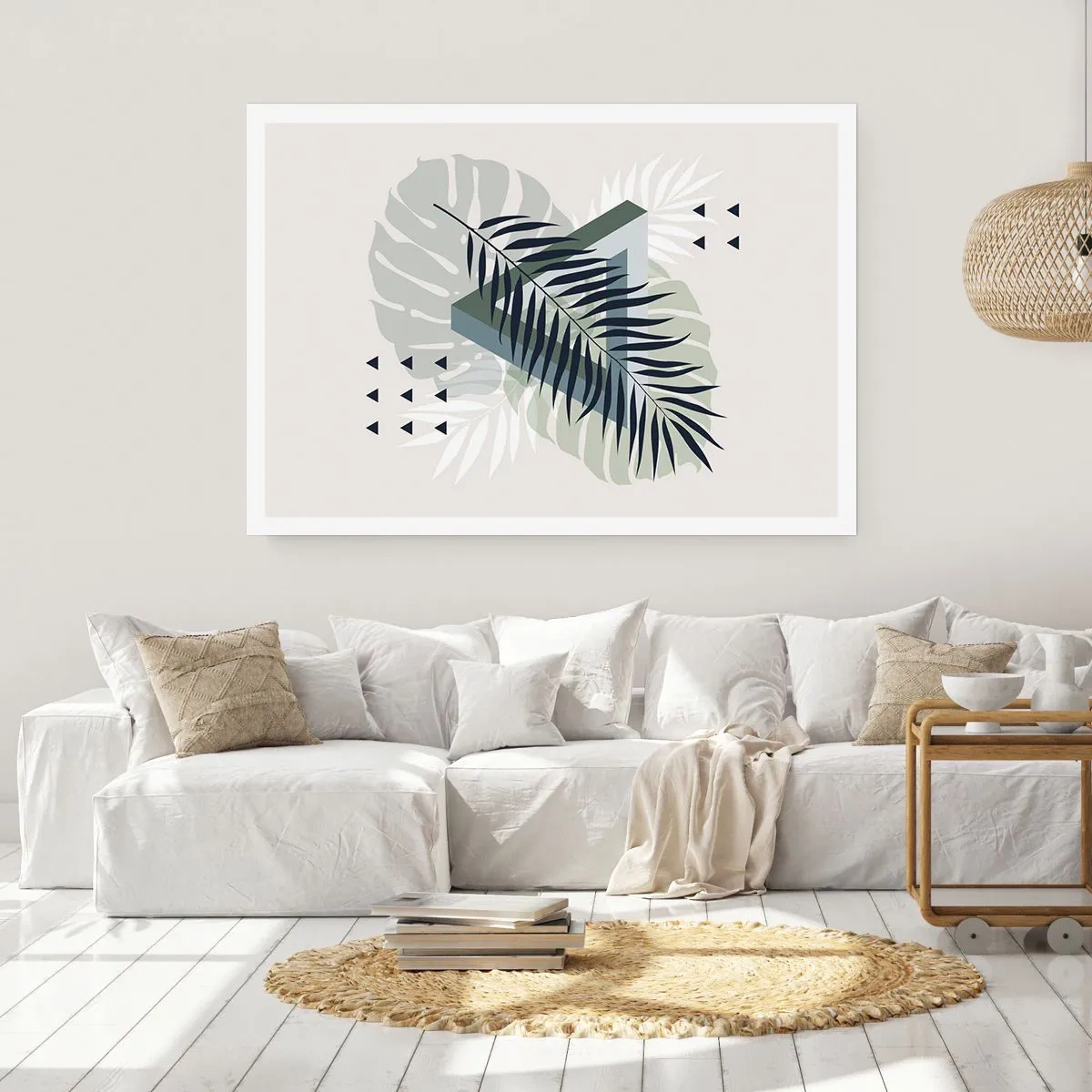 Poster - Natuur en geometrie - twee orden? - 70x50 cm