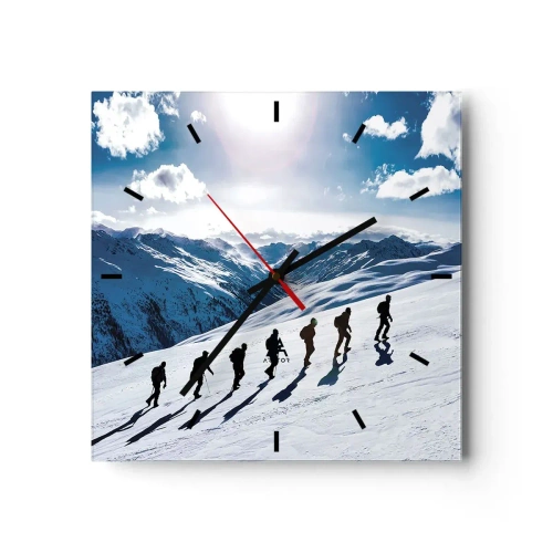 Wandklok - Klok - Het team van de veroveraars - 40x40 cm