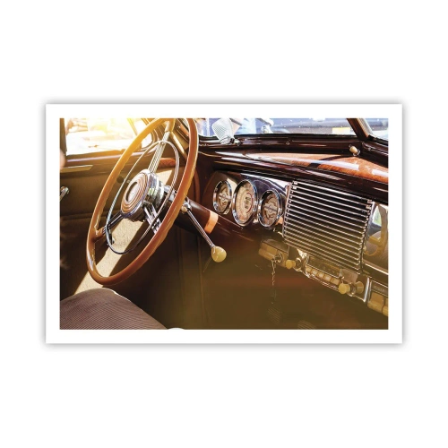 Poster - Een adem van luxe uit het verleden - 91x61 cm