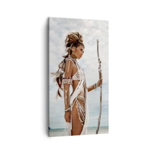 Schilderen op canvas - Koningin van de tropen - 45x80 cm