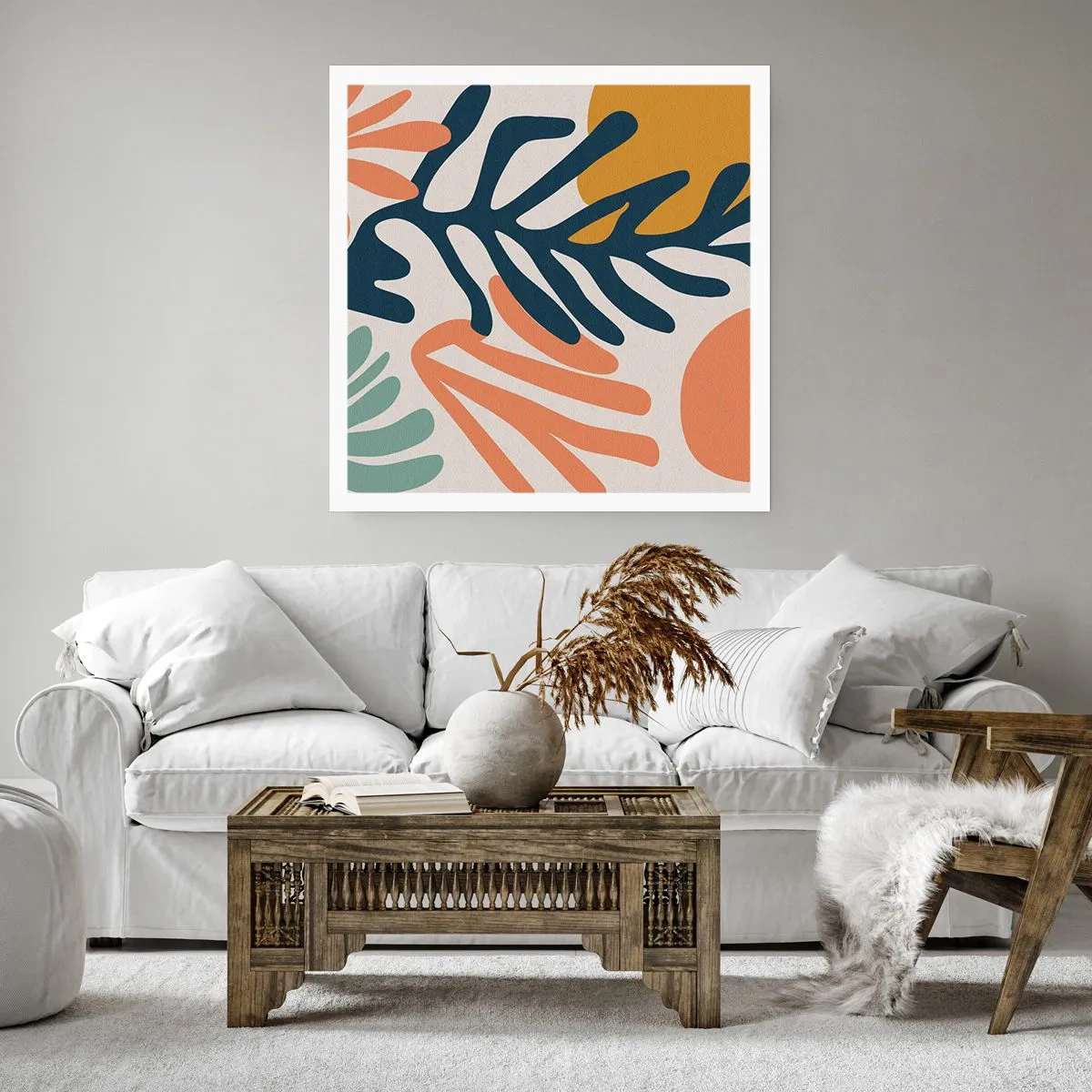 Poster - Koraalzeeën - 30x30 cm