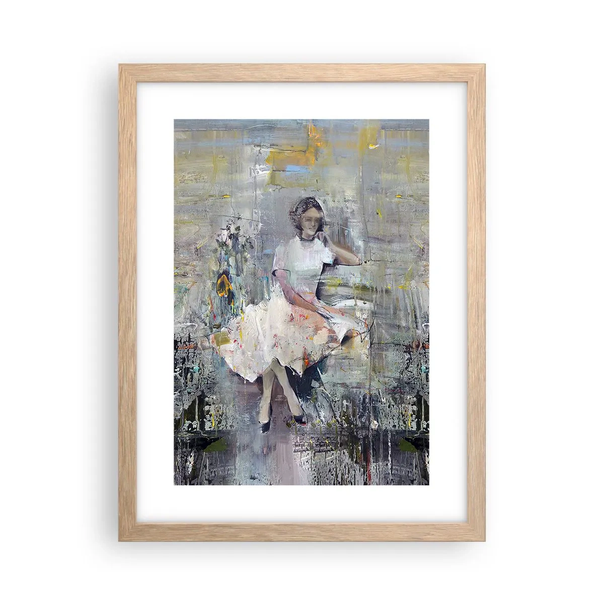 Een poster in een licht eiken lijst - Klassiek en modern - 30x40 cm