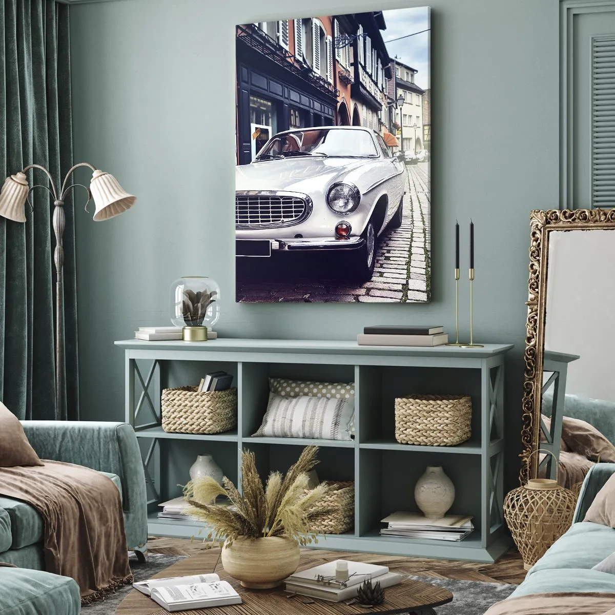 Schilderen op canvas - Het verleden is vandaag - 50x70 cm