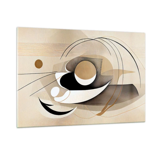 Schilderen op glas - Compositie: de essentie van de dingen - 120x80 cm