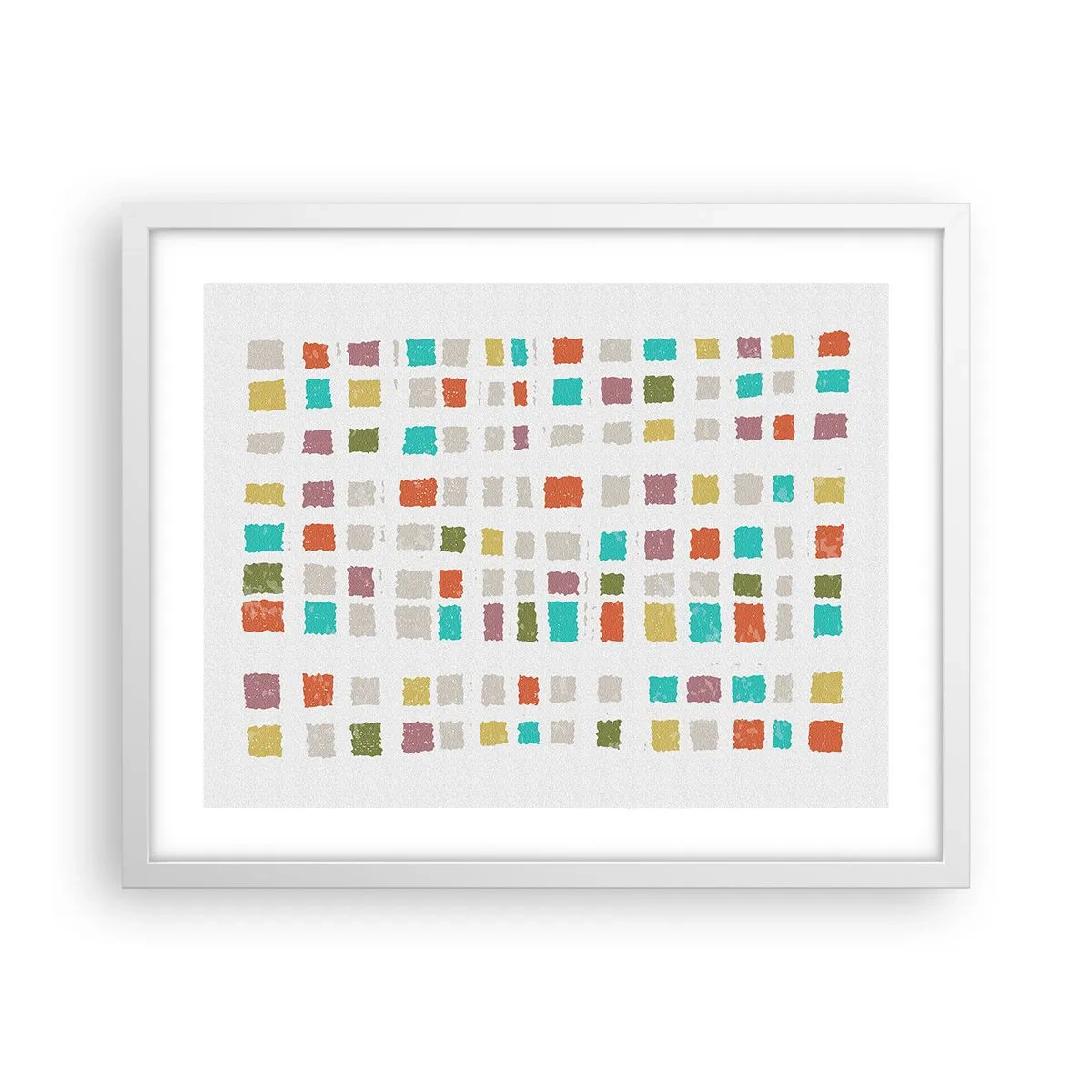 Poster in een witte lijst - Onbekend spel - 50x40 cm