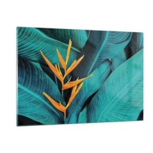 Schilderen op glas - Eden bloem - 120x80 cm