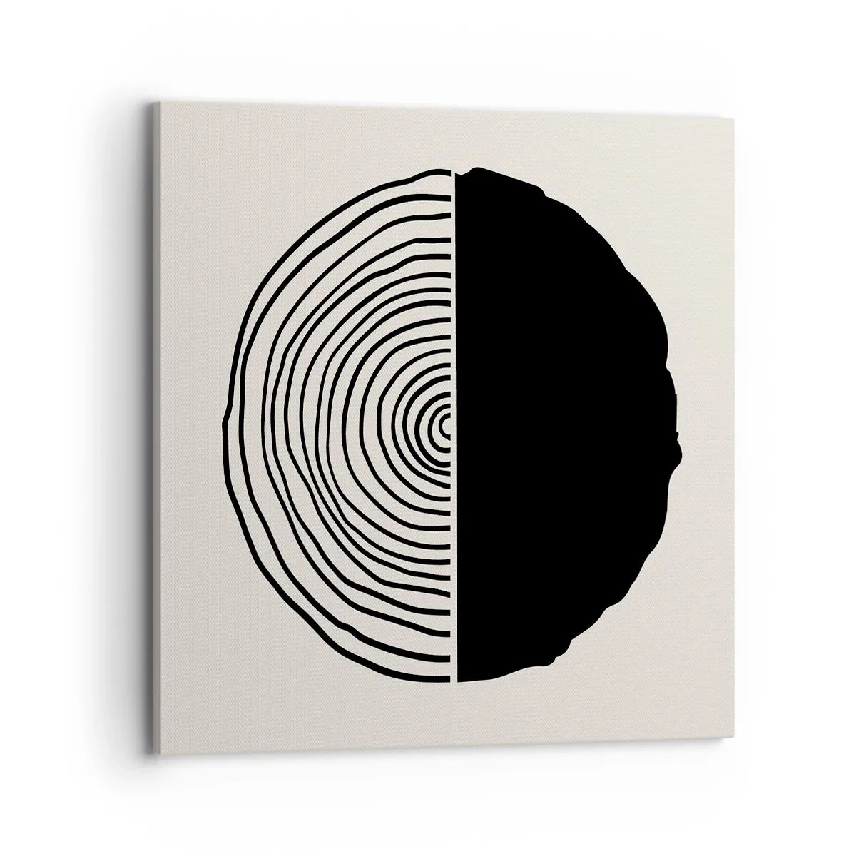 Schilderen op canvas - Half om half - 70x70 cm