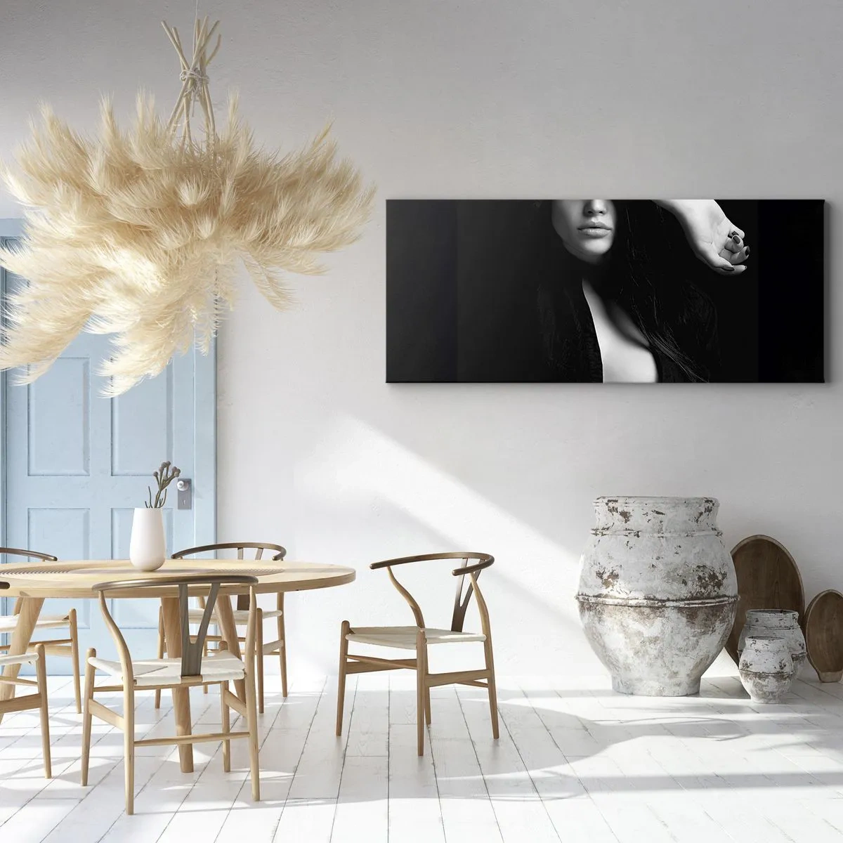 Schilderen op canvas - Verleidingsschool - 100x40 cm