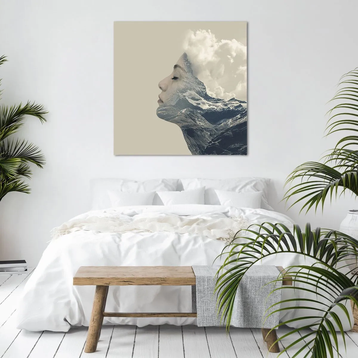 Schilderen op canvas - De schoonheid van de elementen - 40x40 cm