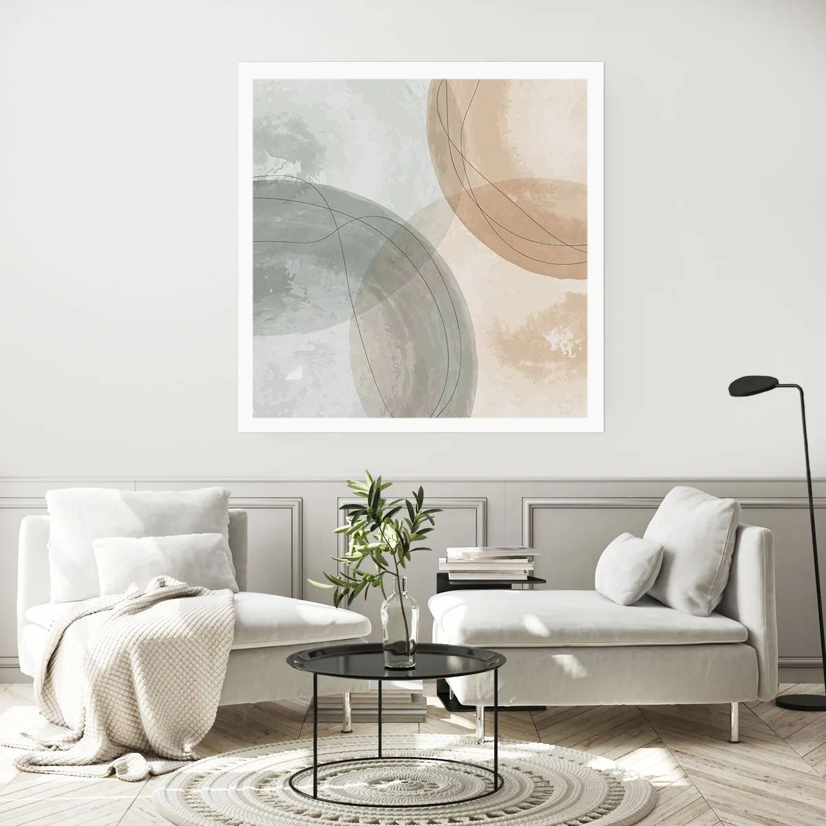 Poster - Indringende werelden - 30x30 cm