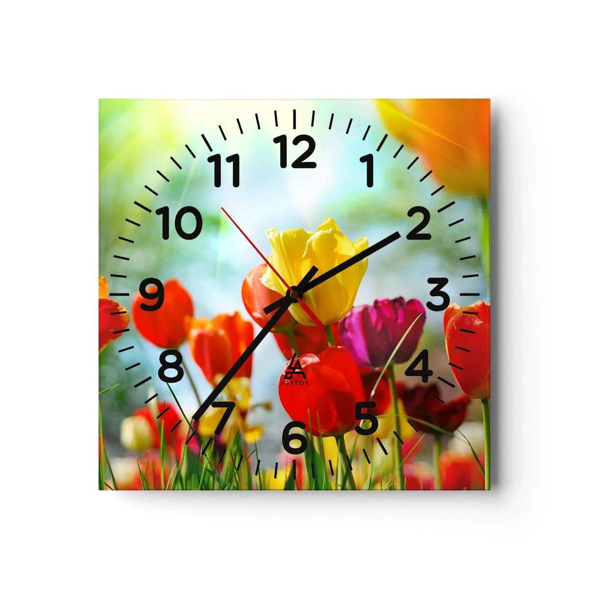 Wandklok - Klok - Alle kleuren van de zon - 40x40 cm