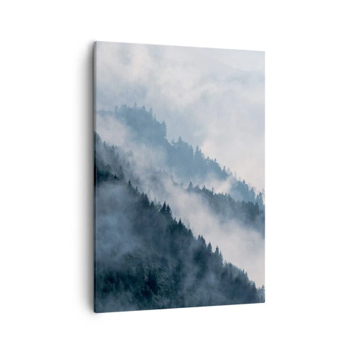 Schilderen op canvas - Mystiek van de bergen - 50x70 cm