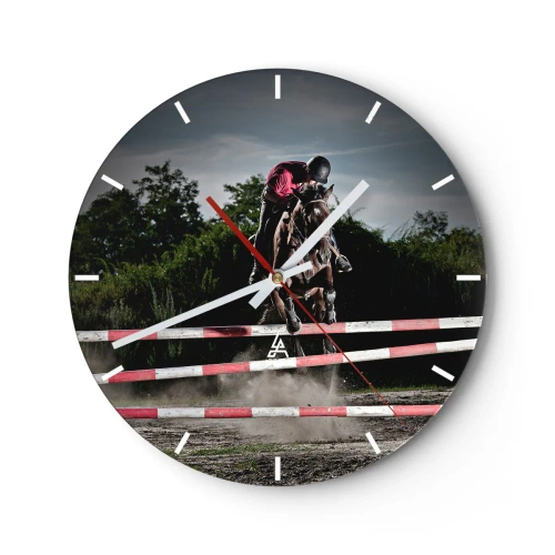 Wandklok - Klok - Samen naar de overwinning - 40x40 cm