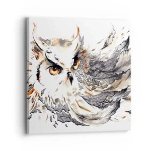 Schilderen op canvas - Ze kwam uit de wereld van magie - 30x30 cm