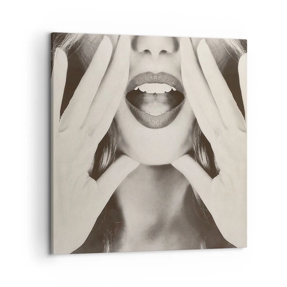 Schilderen op canvas - Ik kom al! - 50x50 cm