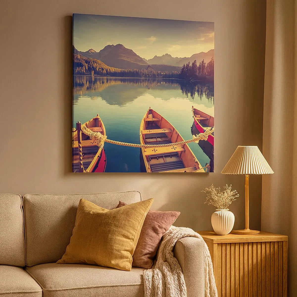 Schilderen op canvas - Leef volgens haar wetten - 30x30 cm