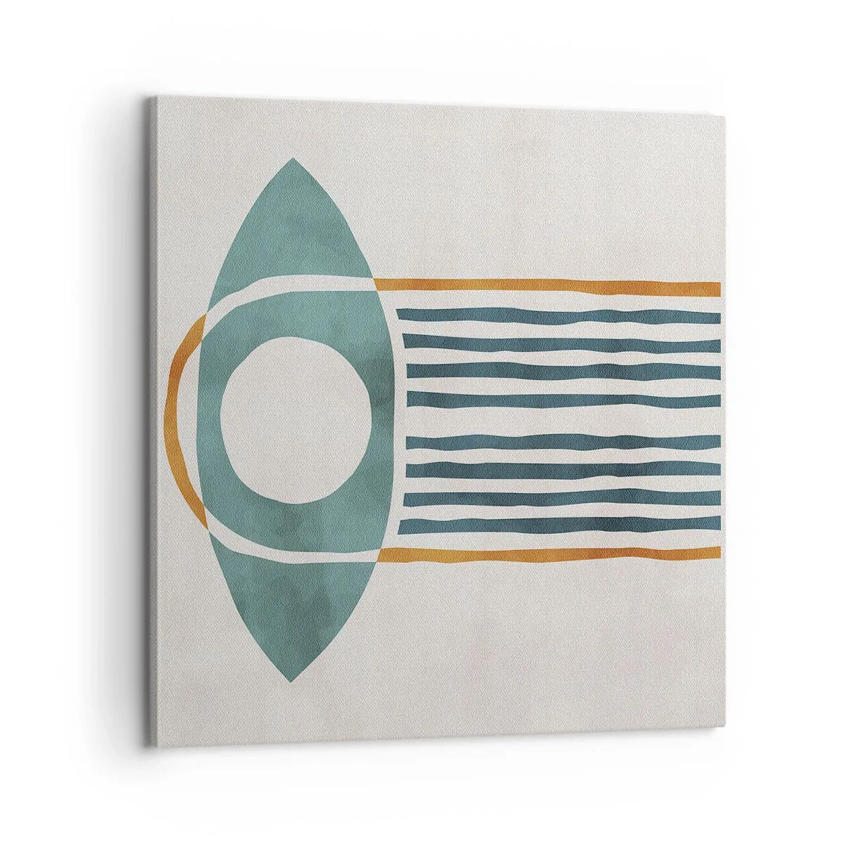 Schilderen op canvas - Tekens en rituelen - 60x60 cm