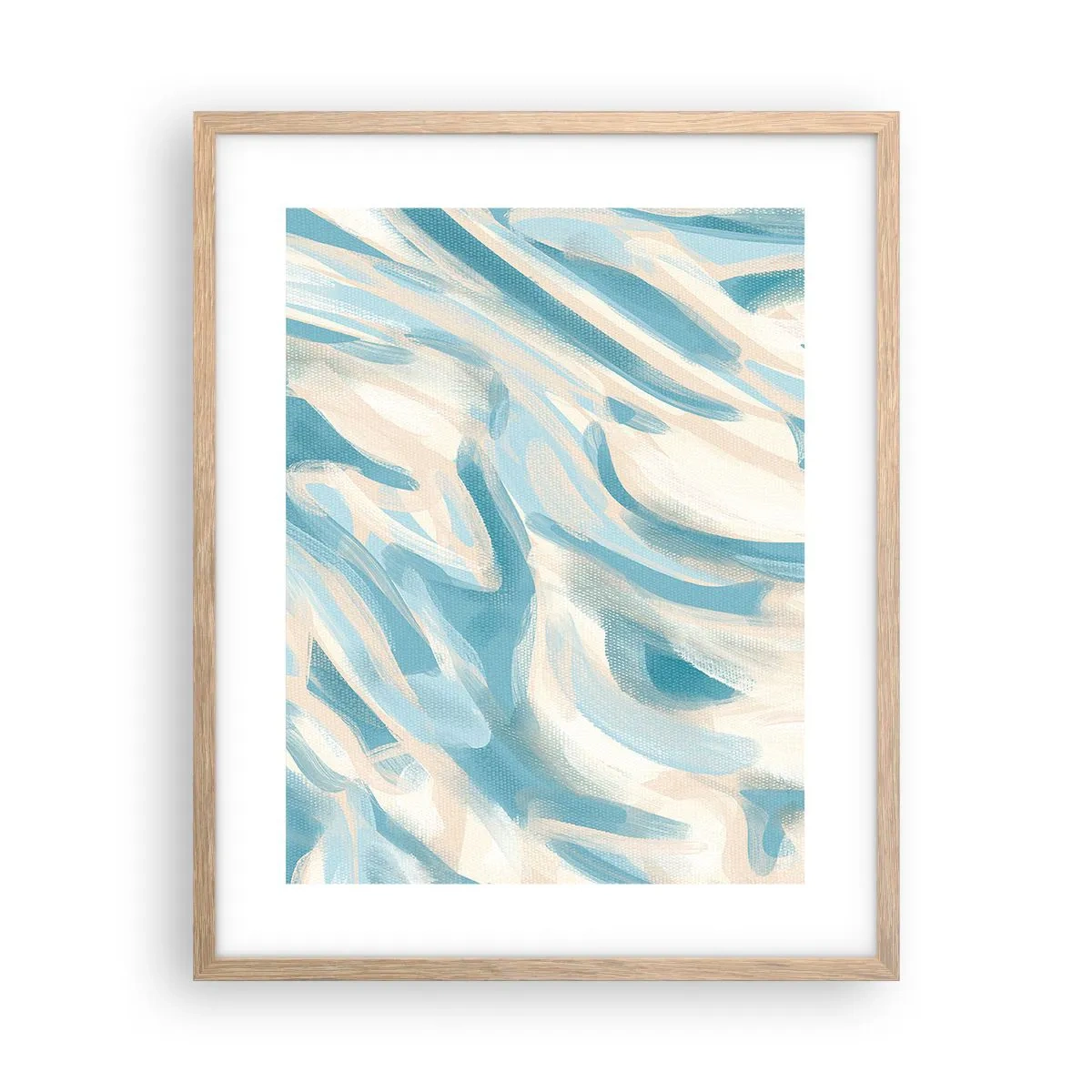 Een poster in een licht eiken lijst - Lente briesjes - 40x50 cm