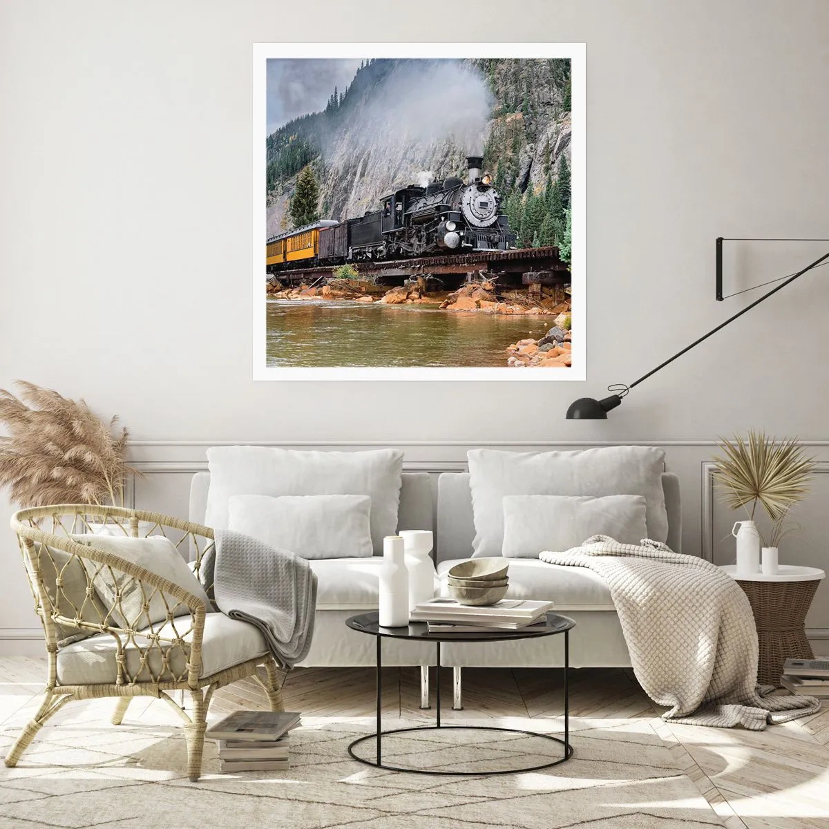 Poster - Waar wil je naar toe? Waar naar toe? - 40x40 cm