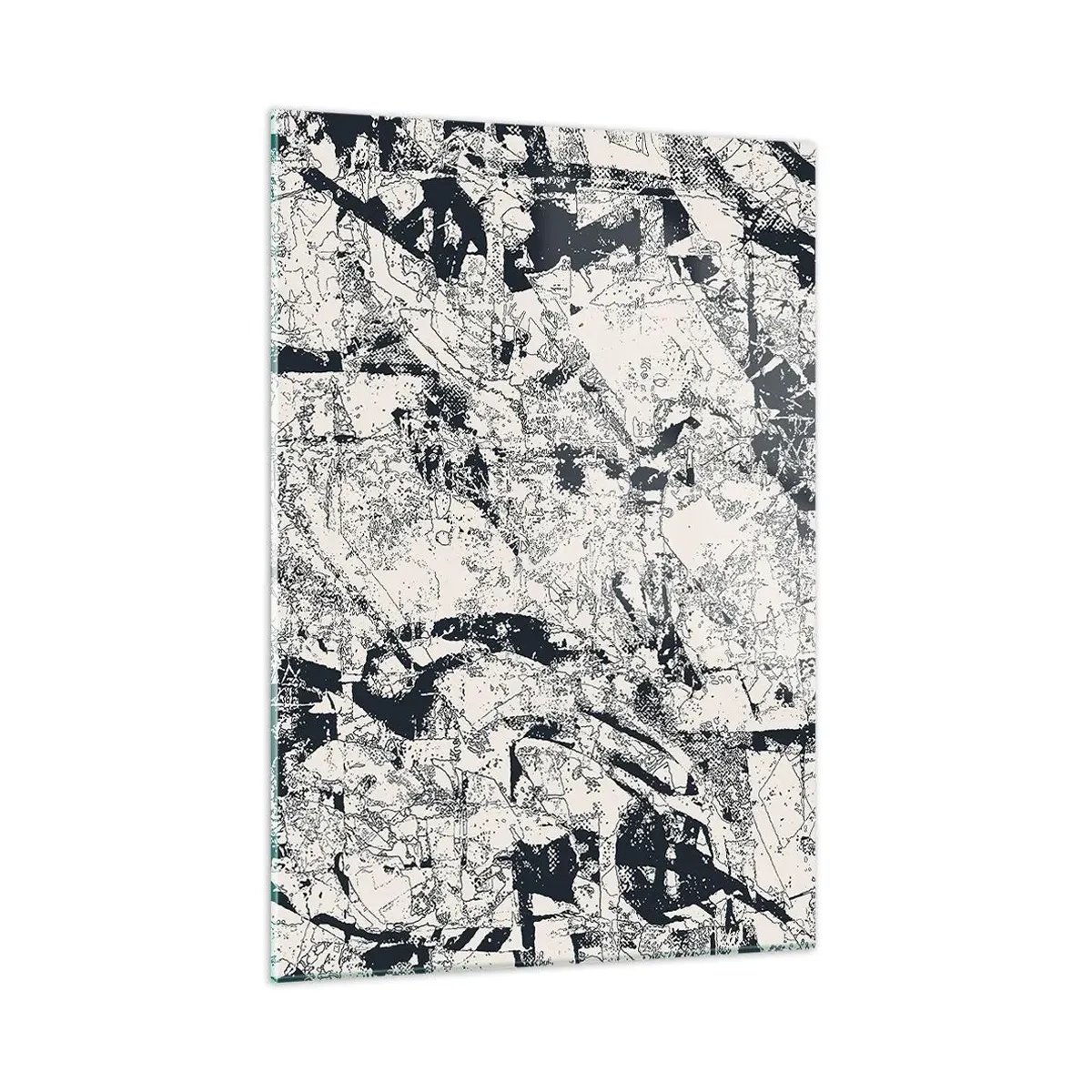 Schilderen op glas - Interpenetratie van tegenstellingen - 50x70 cm