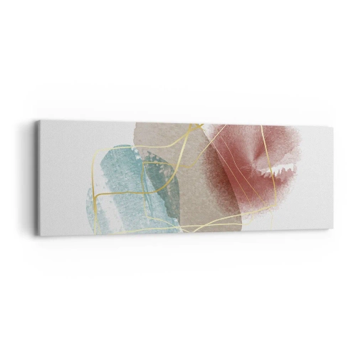 Schilderen op canvas - Koralen van de ruimte - 90x30 cm