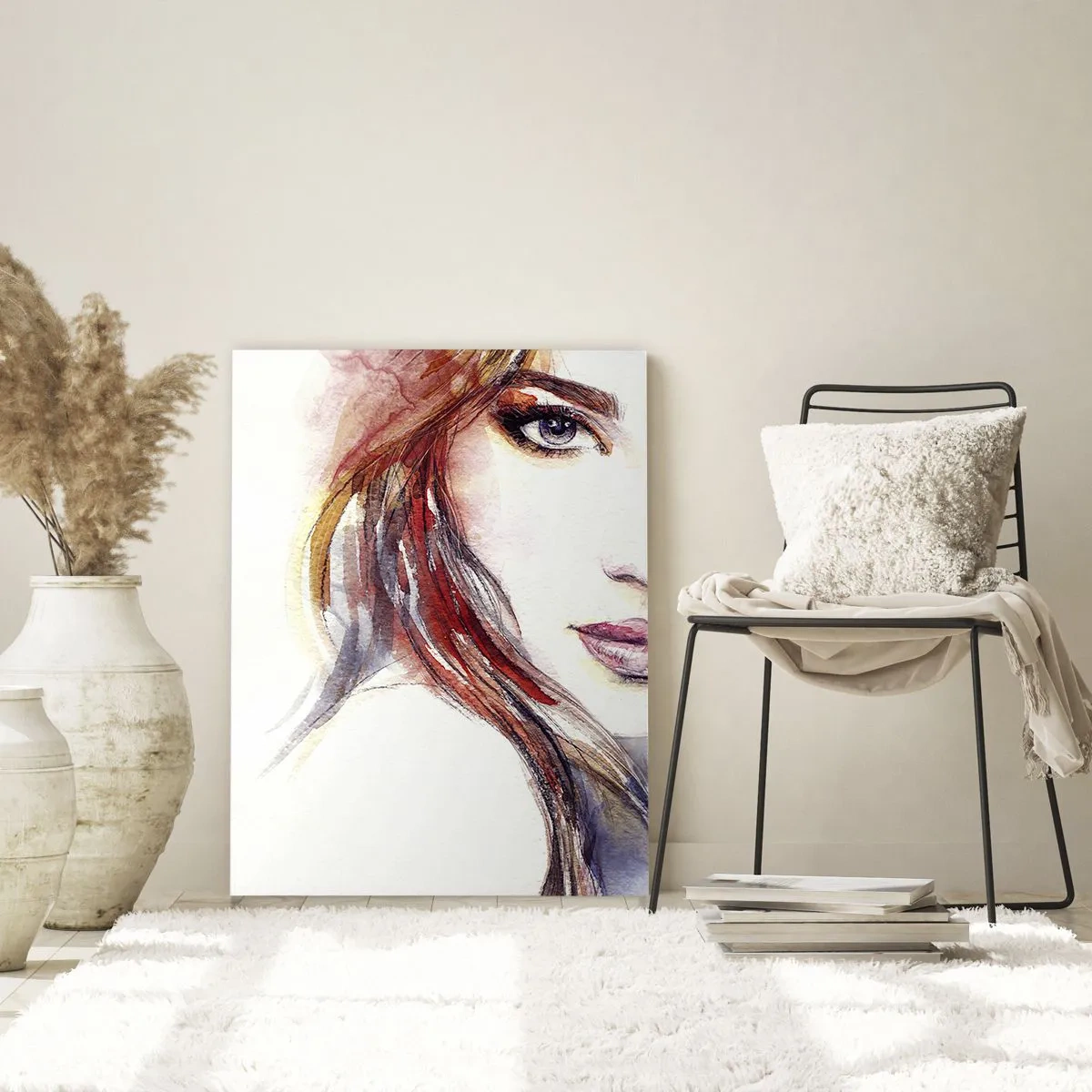 Schilderen op glas - Vademecum - volg mij - 80x120 cm