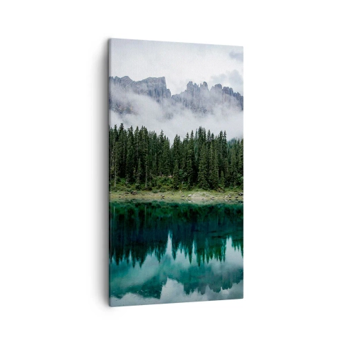 Schilderen op canvas - Stil, stil, laten we het drinkwater niet wakker maken... - 45x80 cm