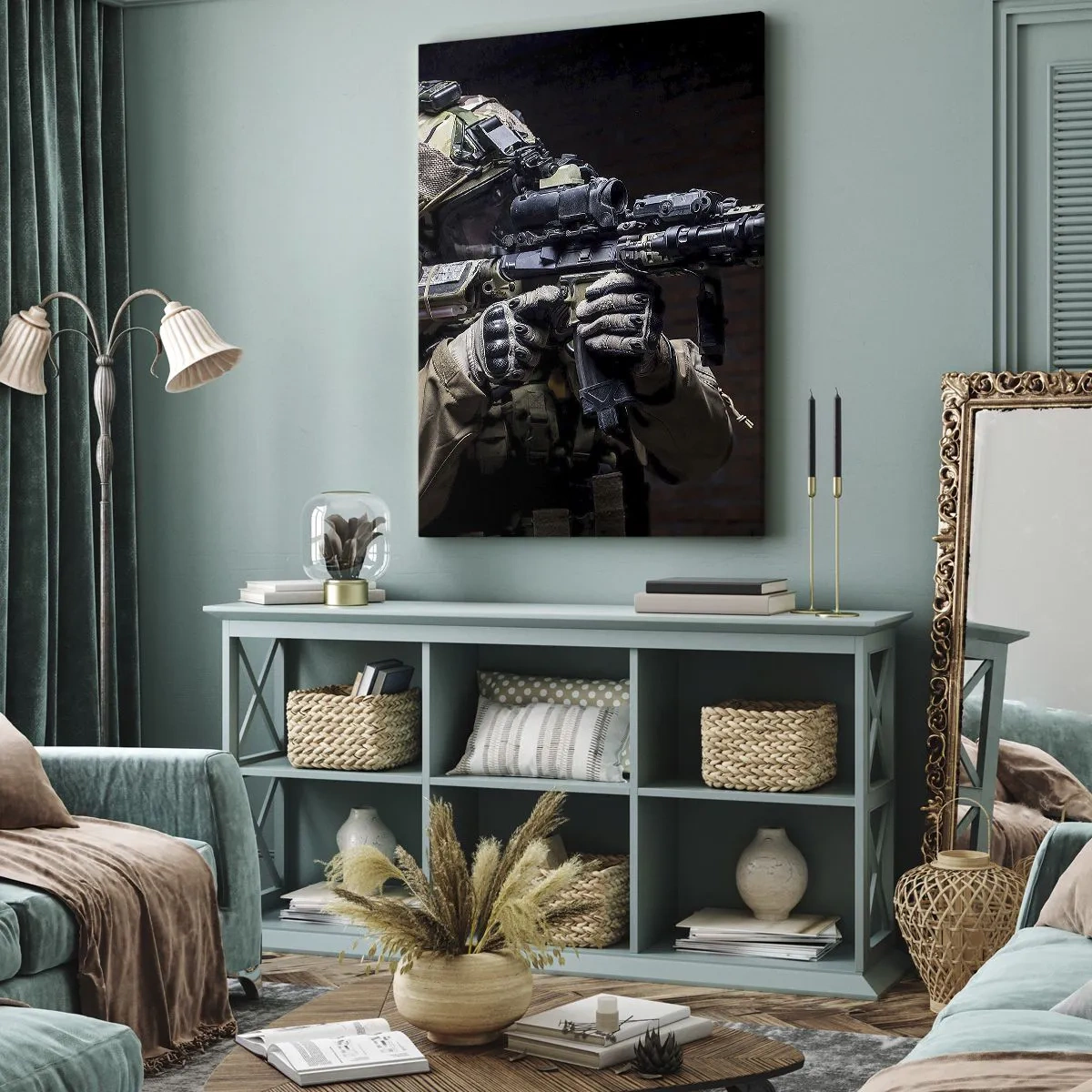 Schilderen op canvas - Dodelijk effectief - 45x80 cm