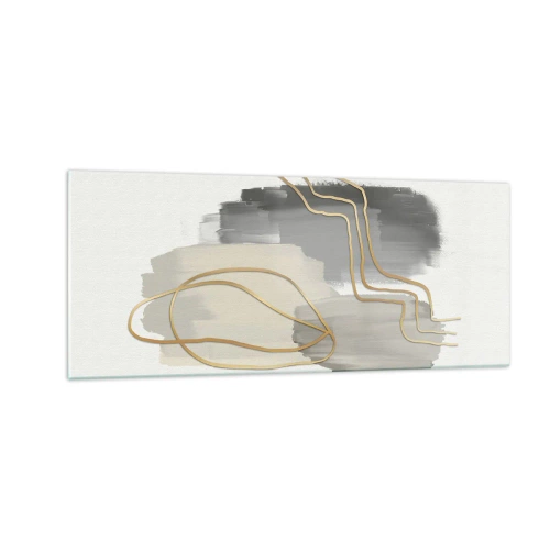 Schilderen op glas - Duur en beweging - 100x40 cm