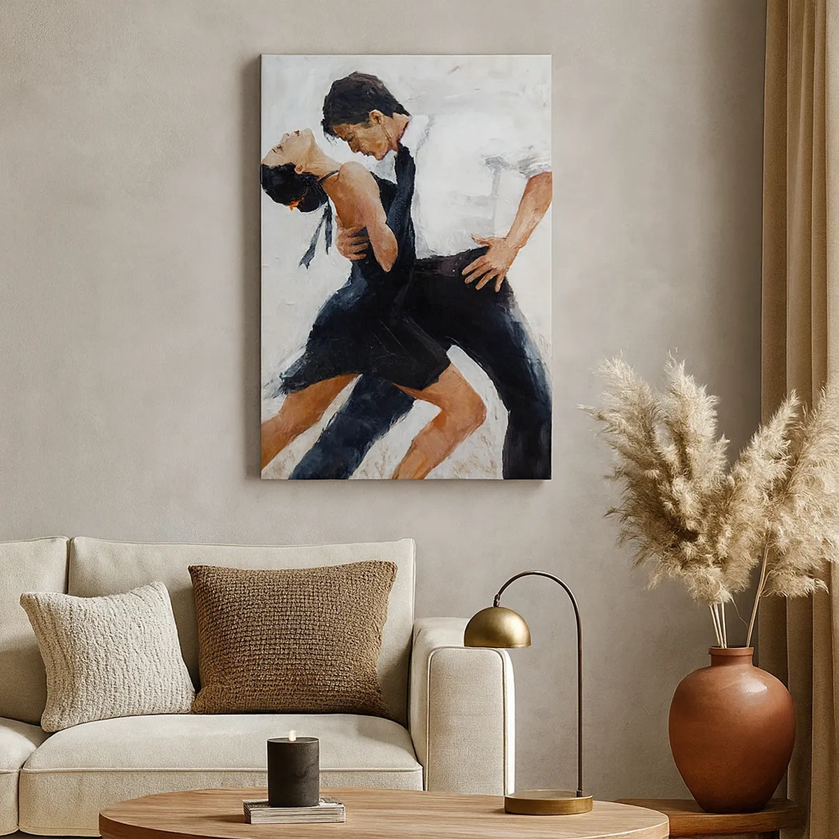 Schilderen op canvas - Tango van mijn dromen - 50x70 cm