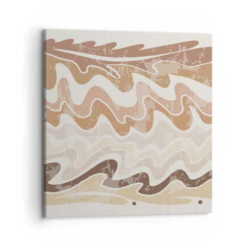 Schilderen op canvas - Goede energie – goede emoties - 70x70 cm