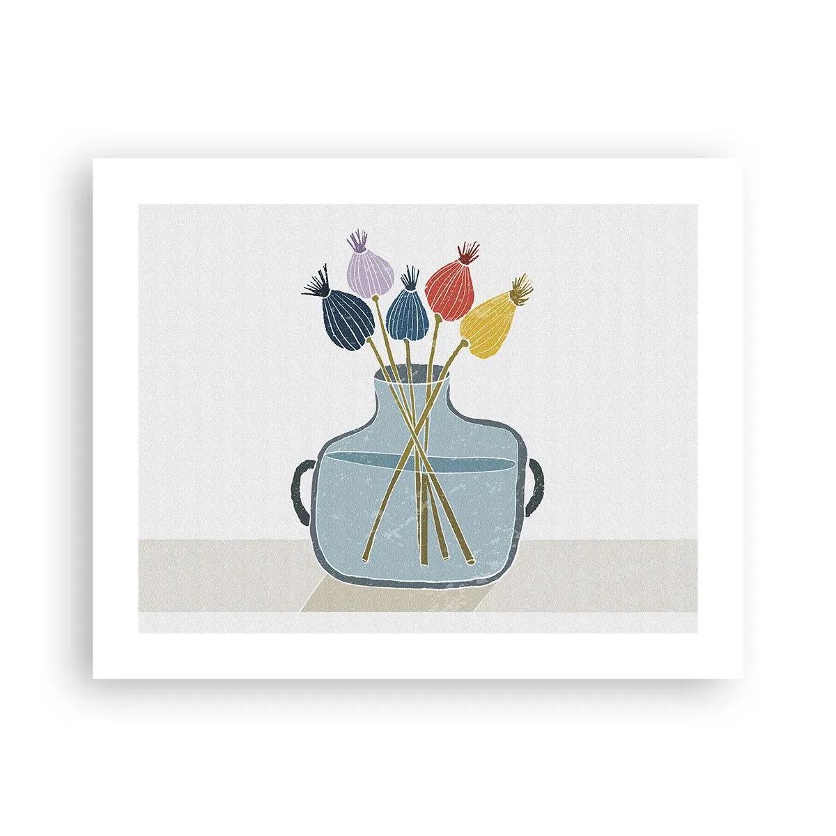 Poster - Alsof hij met maanzaad heeft gezaaid - 50x40 cm