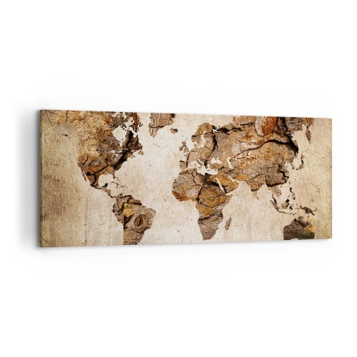 Schilderen op canvas - Ontdekking van de wereld - 120x50 cm