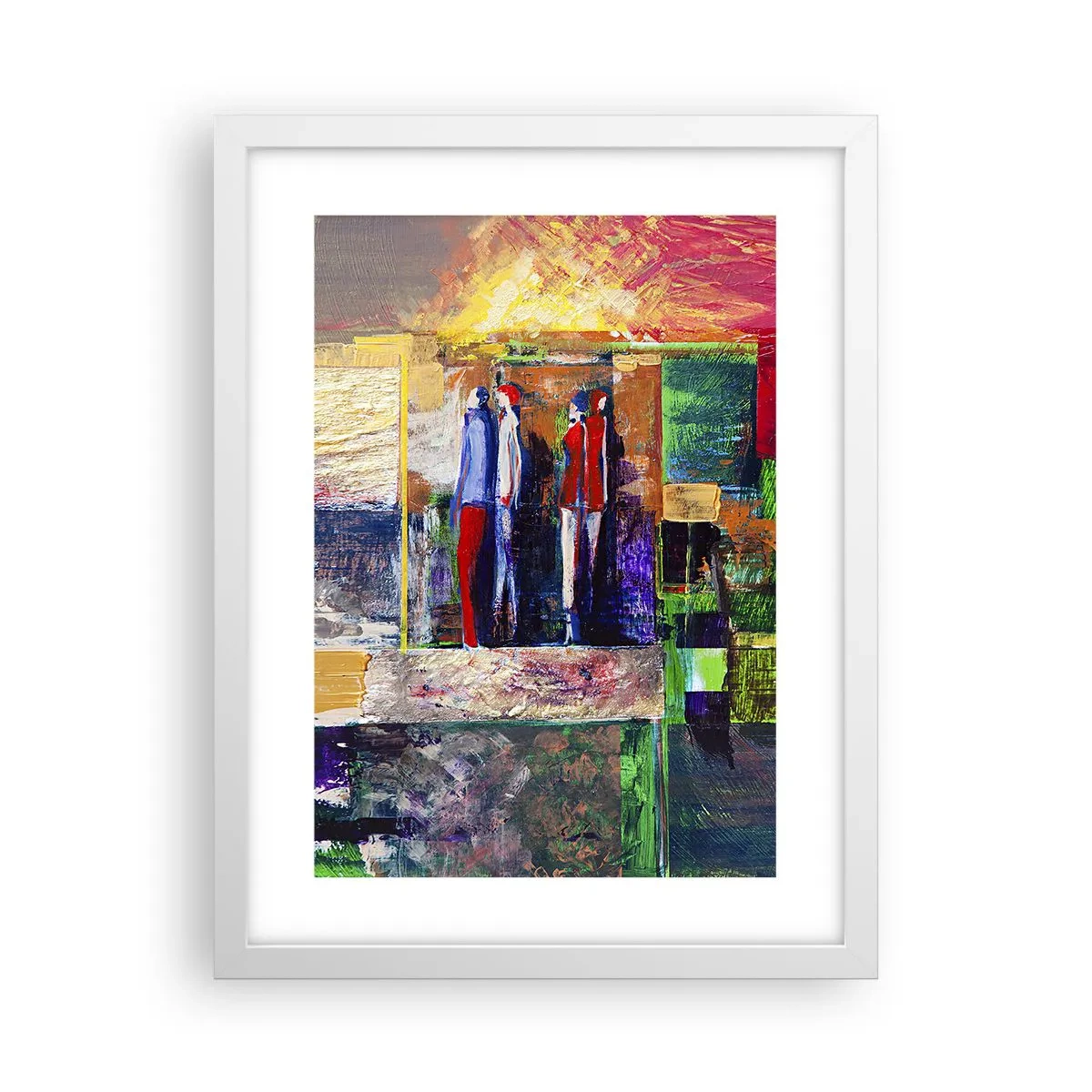 Poster in een witte lijst - Relaties en emoties - 30x40 cm