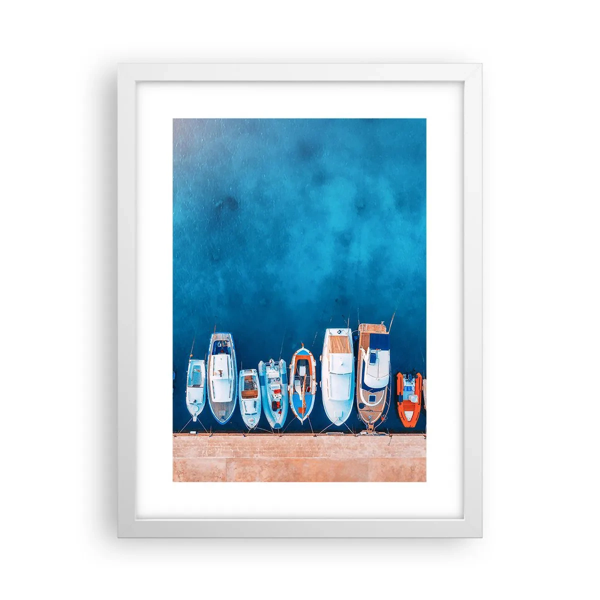 Poster in een witte lijst - In één rij - 30x40 cm