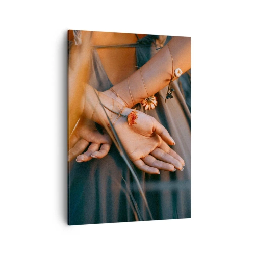 Schilderen op canvas - Verbonden met de natuur - 50x70 cm