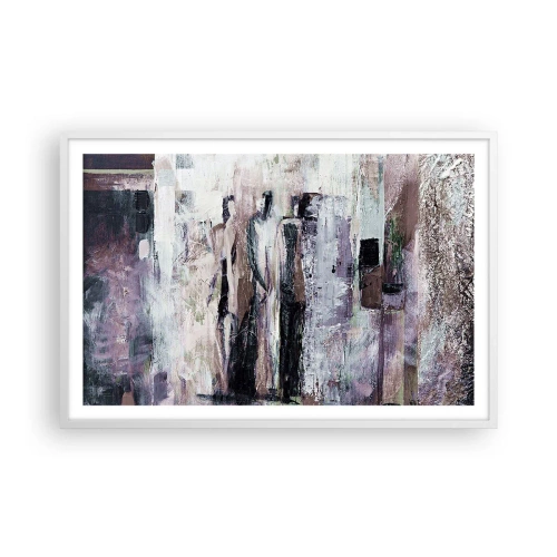 Poster in een witte lijst - De mysterieuze drie - 91x61 cm