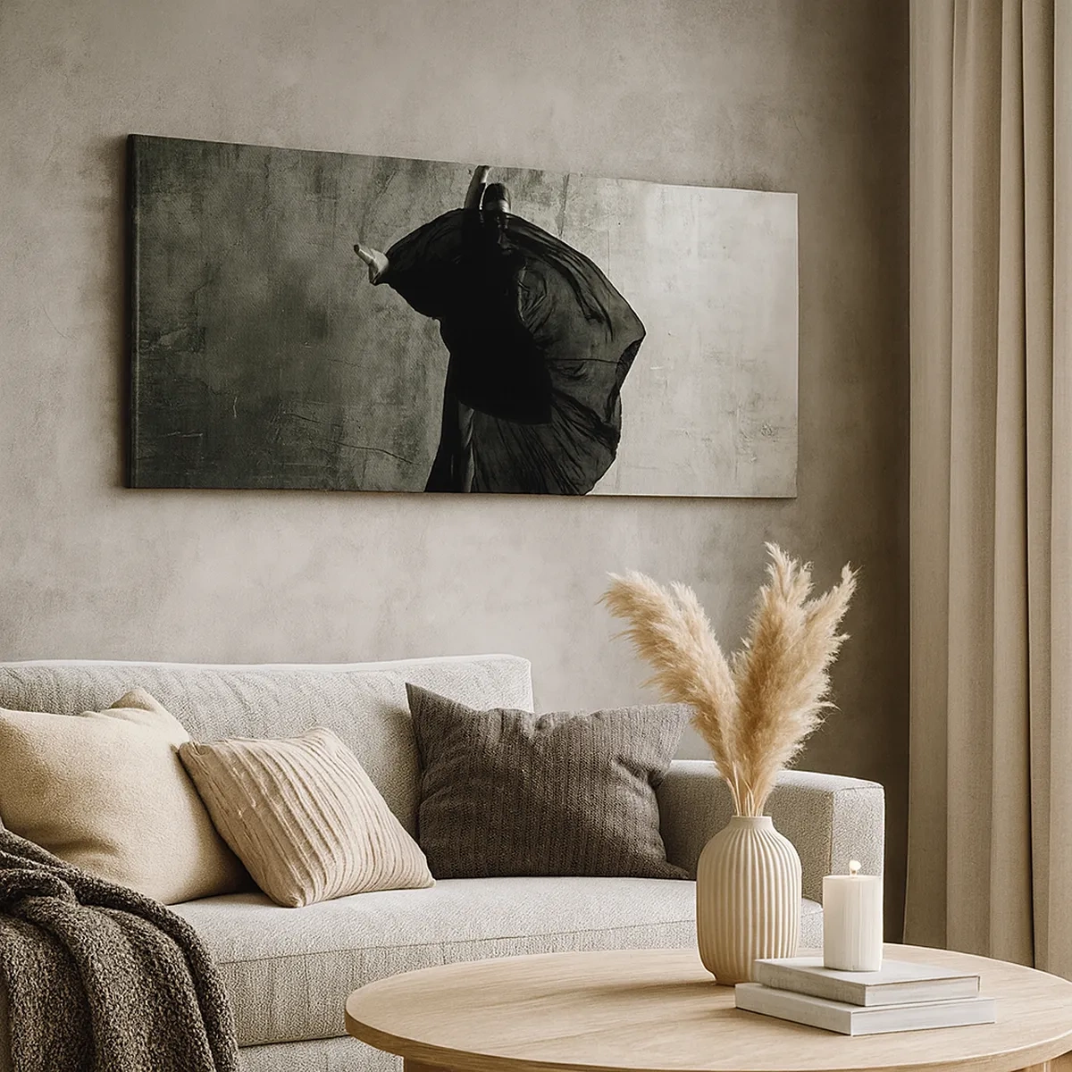 Schilderen op canvas - Gepassioneerde riem - 30x30 cm