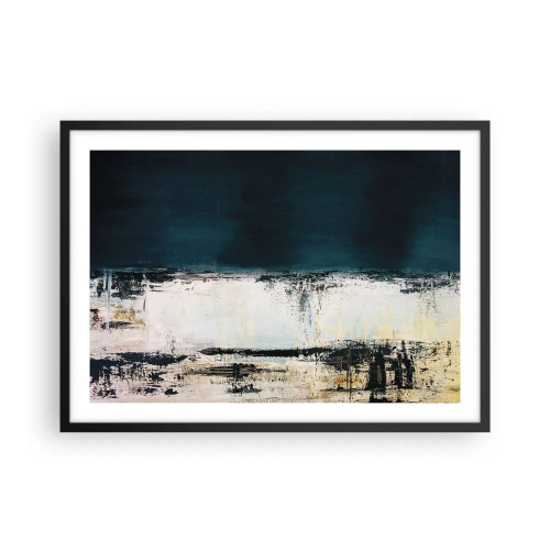 Poster in een zwarte lijst - Horizontale compositie - 70x50 cm