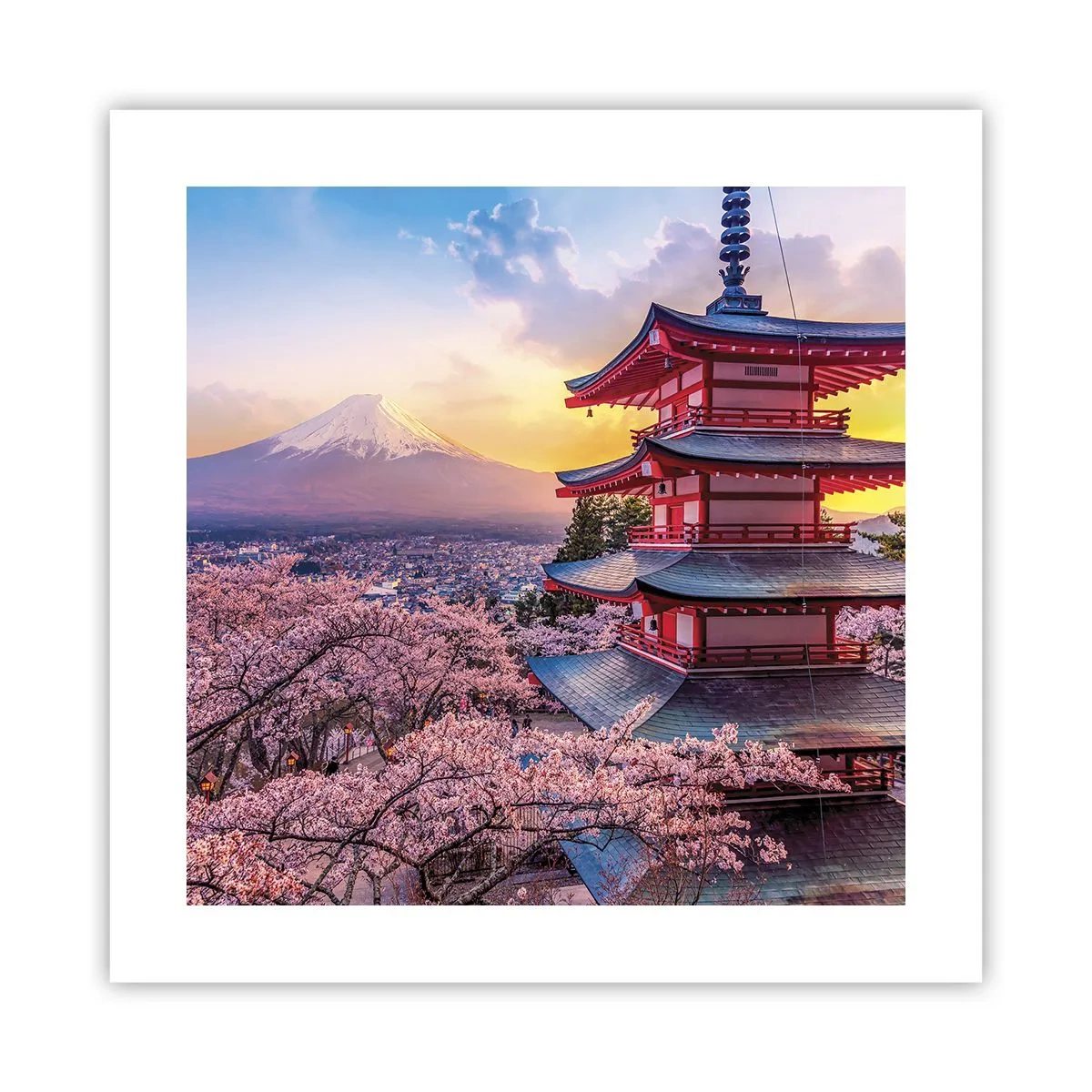 Poster - De essentie van de Japanse geest - 40x40 cm