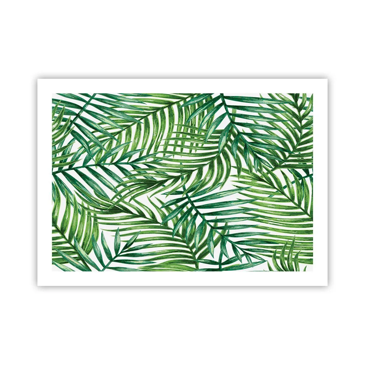 Poster - Onder de groene luifel - 70x50 cm