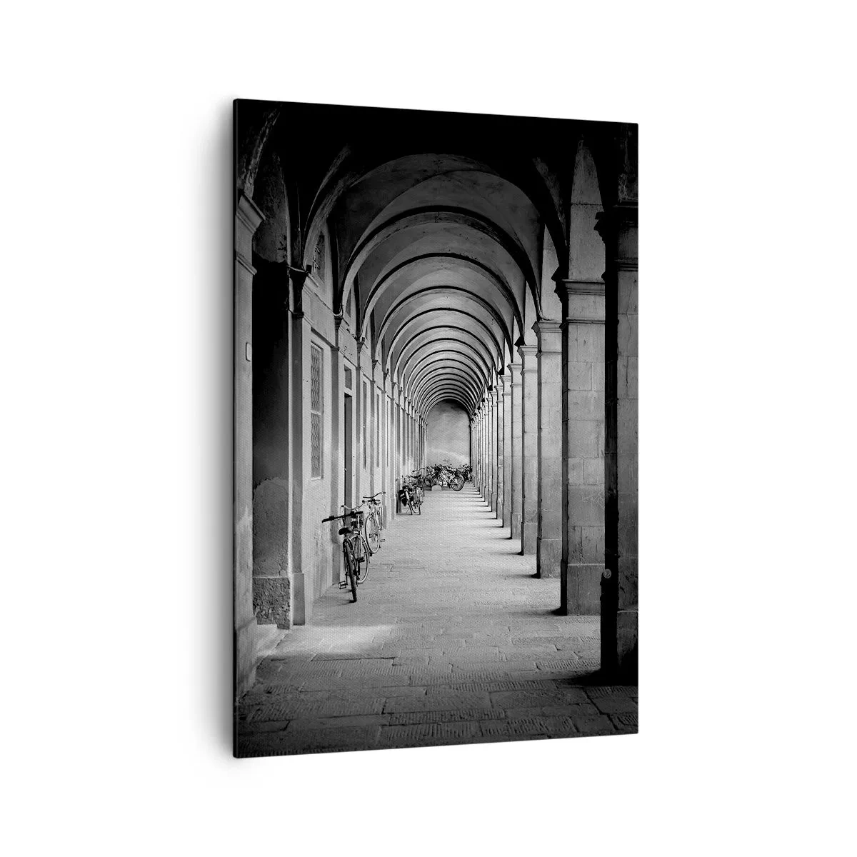 Schilderen op canvas - Onder de arcades - 70x100 cm