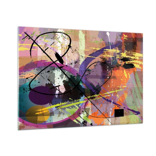 Schilderen op glas - Je kunt rechtdoor of rondom - 100x70 cm