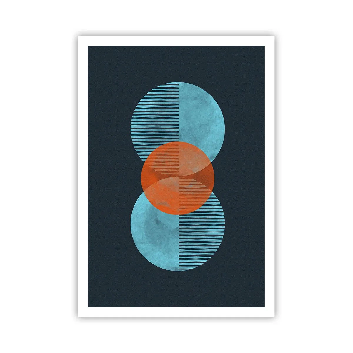 Poster - Symmetrische compositie - 70x100 cm