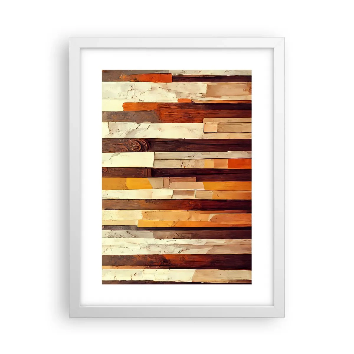 Poster in een witte lijst - Anthem van de bosbomen - 30x40 cm